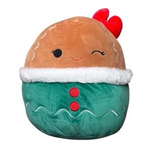Squishmallows Gina the Gingerbread Girl Christmas 12" Plush